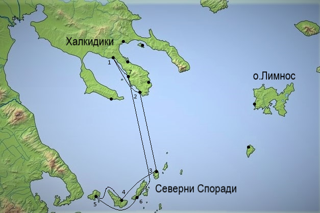Маршрут 3 - Егейско море