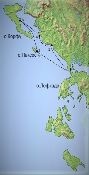 Маршрут 2 - Егейско море